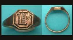 Ring, Medieval, Men's, Merchants Signet, 13th-16th Cent, Wow!
